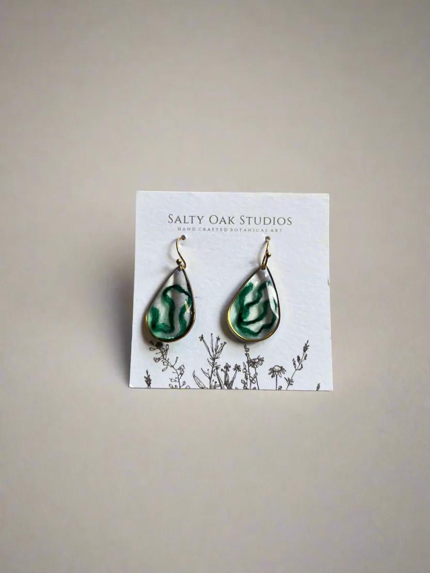 Yarn Resin Earrings | Jewelry