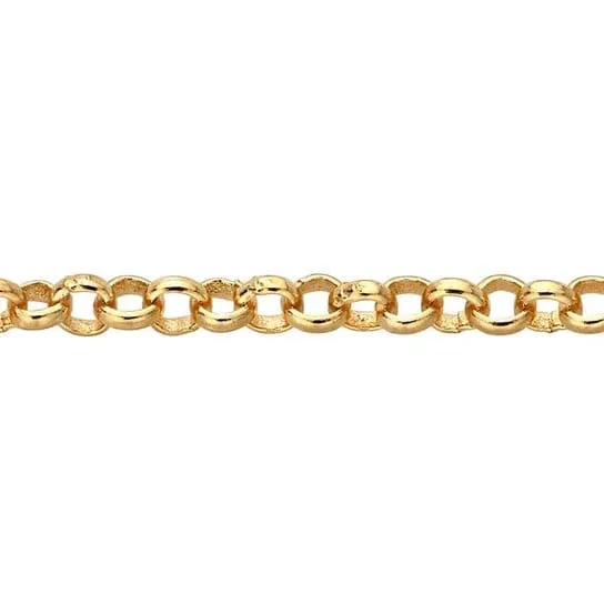 Yellow Gold-Filled 1.85mm Round Rolo Chain Necklace