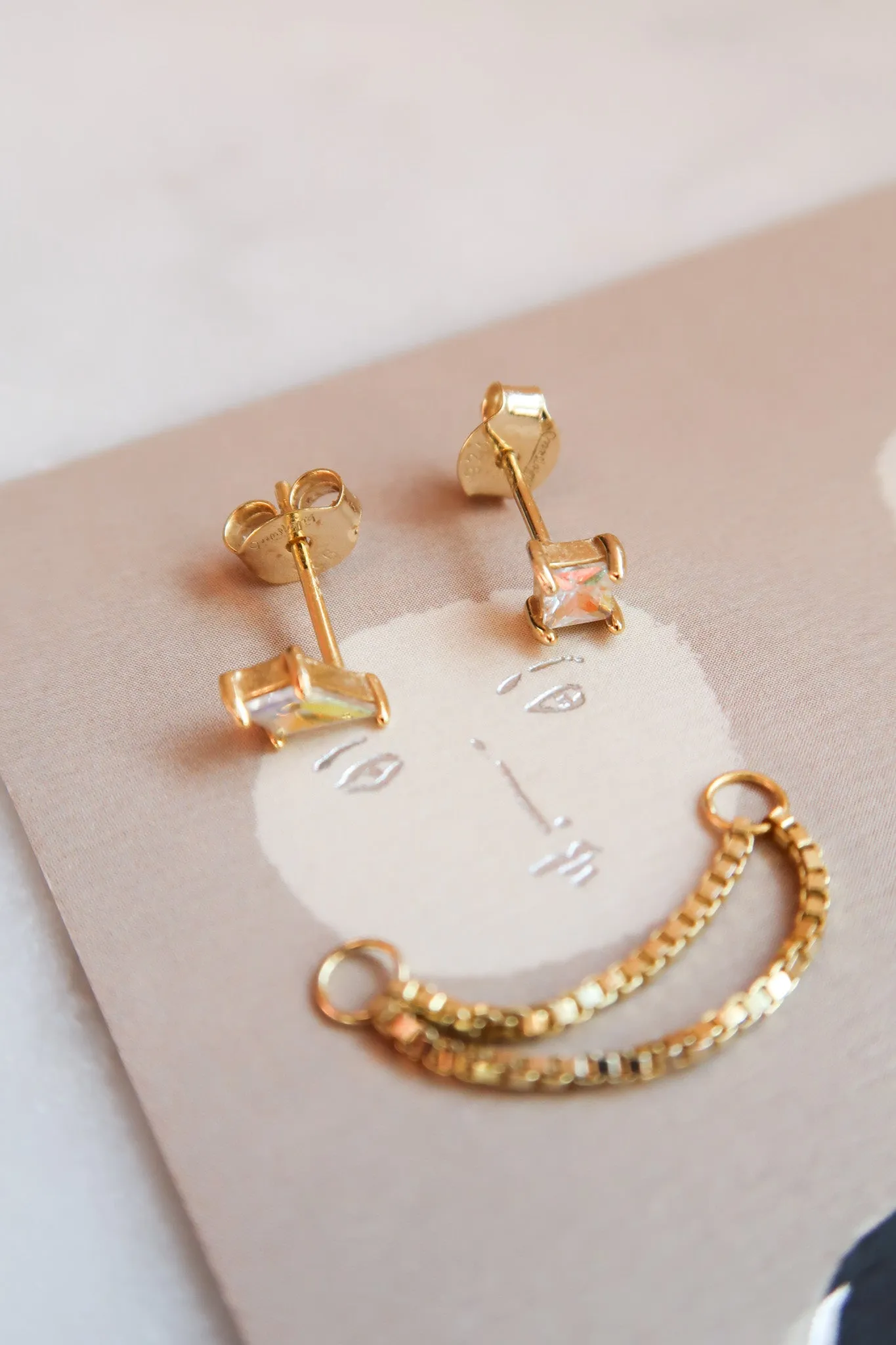You make me Blush   Thread of Hope Ear Stack