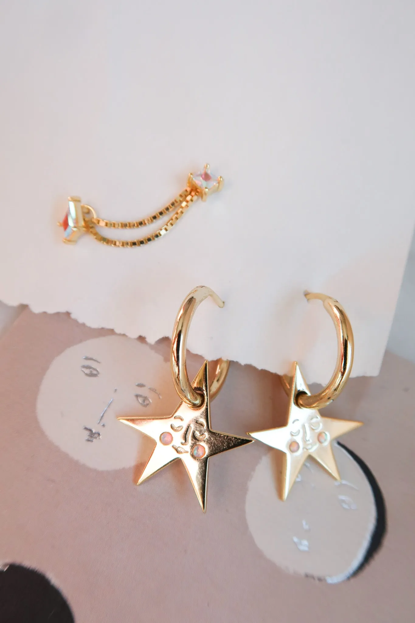 You make me Blush   Thread of Hope Ear Stack