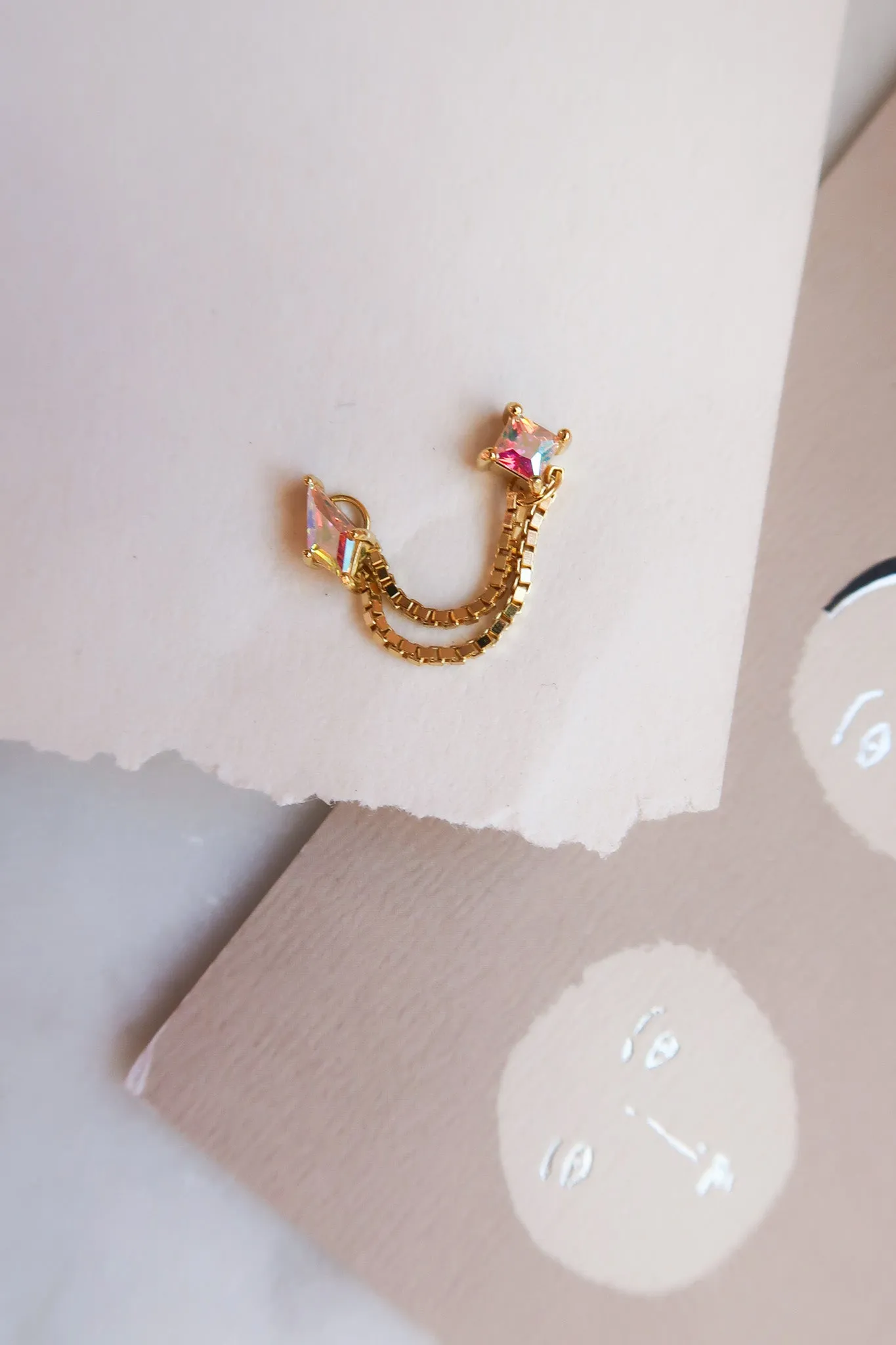 You make me Blush   Thread of Hope Ear Stack
